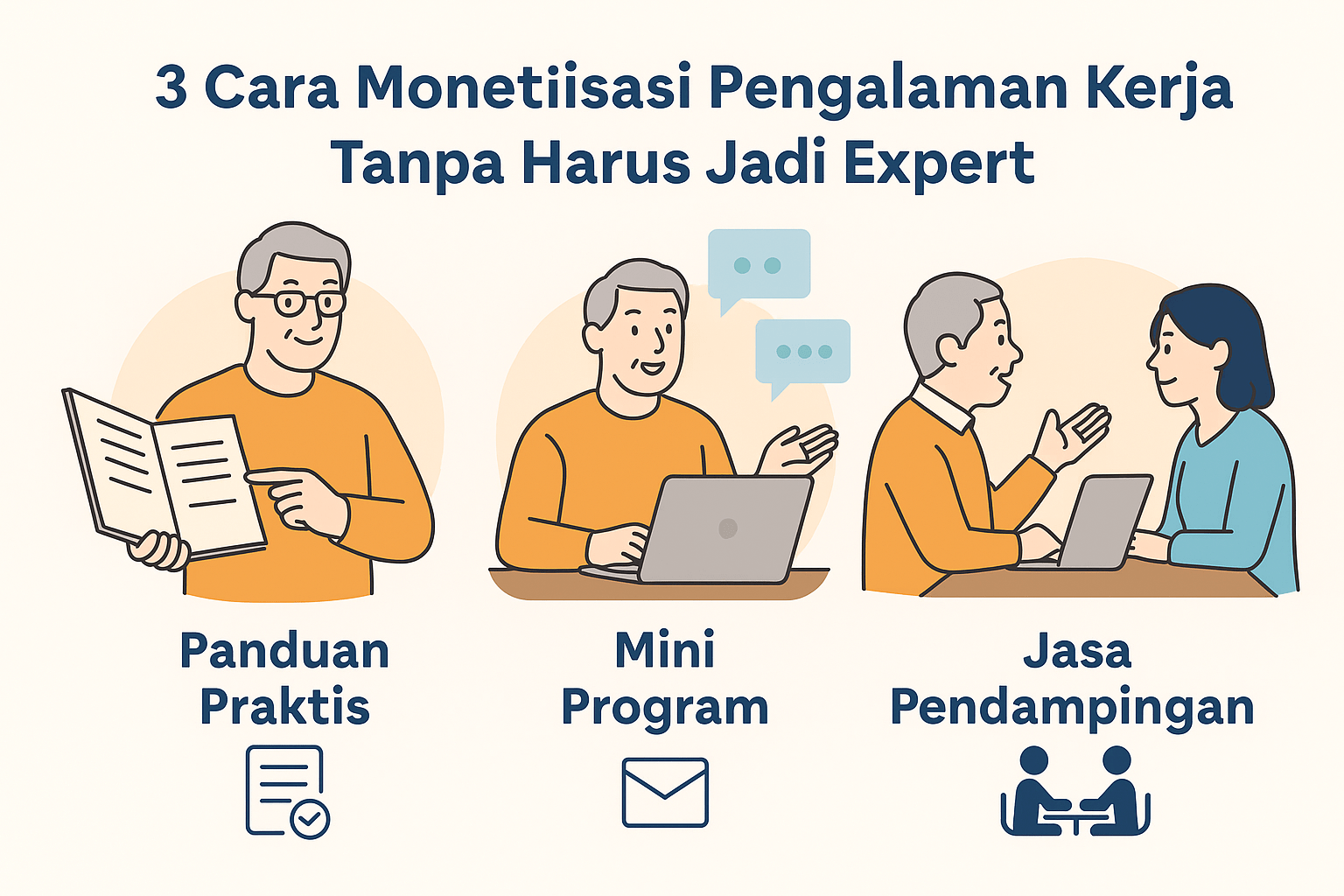3 Cara Monetisasi Pengalaman Kerja Tanpa Harus Jadi Expert