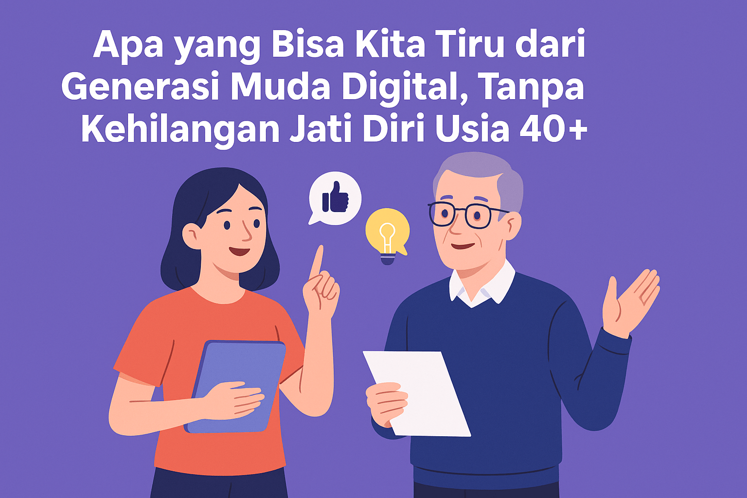 Apa yang Bisa Kita Tiru dari Generasi Muda Digital, Tanpa Kehilangan Jati Diri Usia 40+