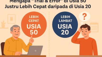 Mengapa “Trial & Error” di Usia 50 Justru Lebih Cepat daripada di Usia 20-min